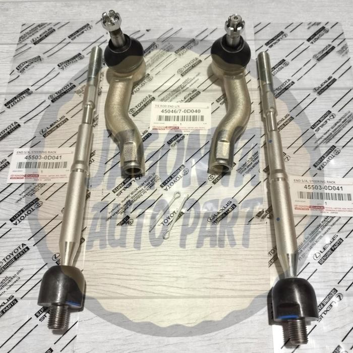 Tie Rod + Rack End New Yaris Vios Gen-3 2013 2014 2015 2016 2017 2018 Kode 067