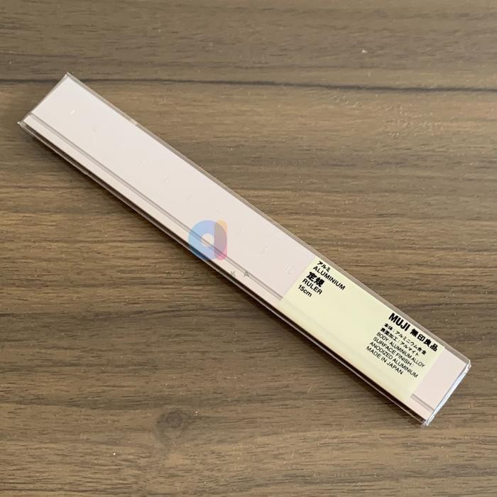 

MUJI Aluminium Ruler Penggaris 15 cm