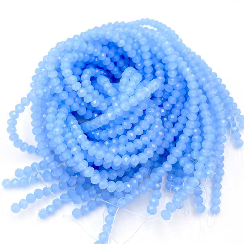 2Mm 3Mm 4Mm 6Mm 8Mm Faceted Rondelle Crystal Beads Loose Spacer Glass Beads Diy Bracelet Necklace