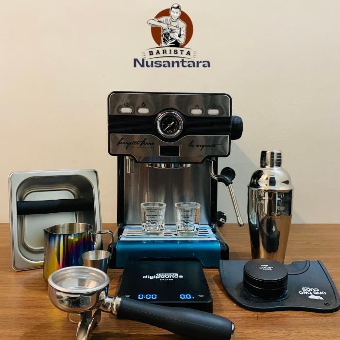 PAKET MESIN KOPI ESPRESSO FERRATI 3603 ESPRESSO MACHINE 15 BAR