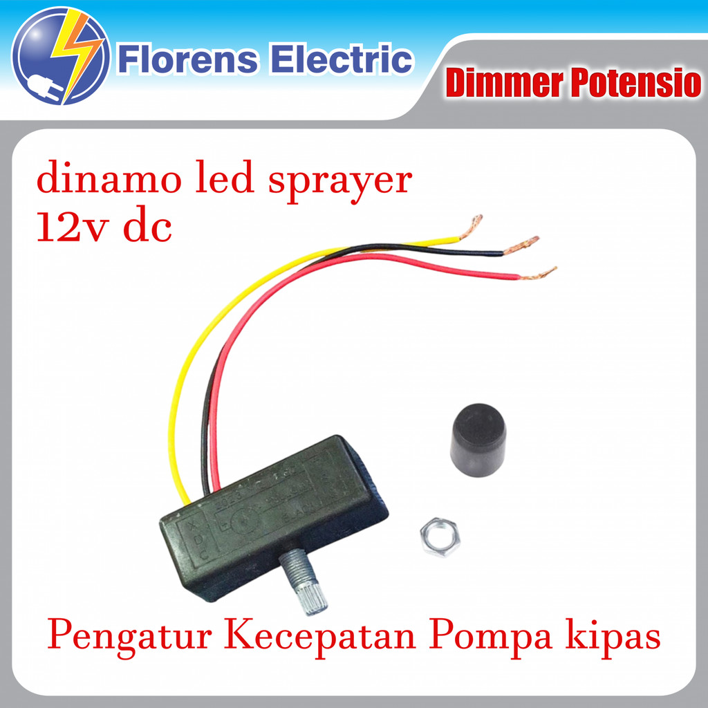 Dimmer Potensio 12V Pengatur Kecepatan Pompa Kipas Pompa Dinamo Led Sp Viral Fyp