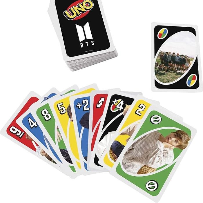 Mainan Kartu Raksasa Uno / Giant Uno Bts Superstar 23Cm