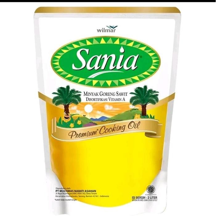 

MINYAK GORENG SANIA 2L per 1pcs Oil Zaitun Zaitun