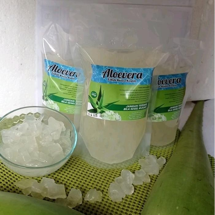 

Nata De Aloevera Lidah Buaya Organik Kupas Siap Konsumsi 500 Gr Organik Bebas Gula Alami Juice