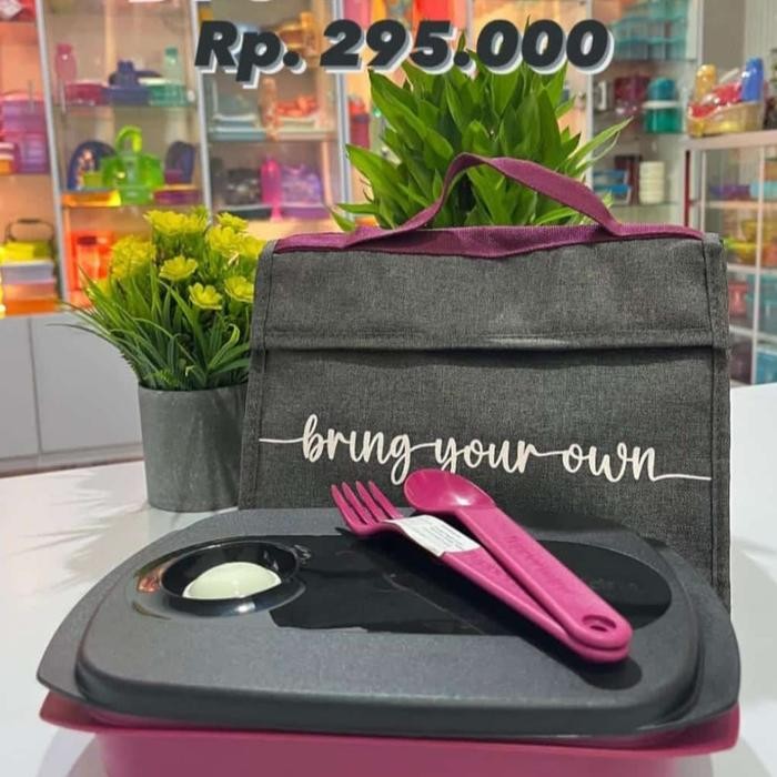Lunch Set Box Kotak Bekal Makan Tupperware