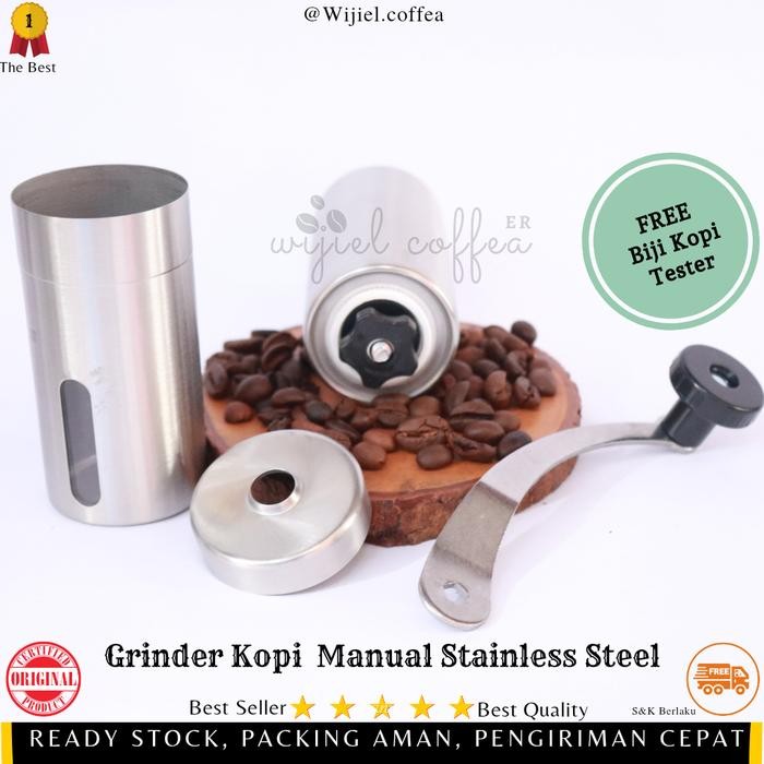 Hand Grinder Manual - Gilingan Kopi - Alat Kopi Manual - Grinder Kopi