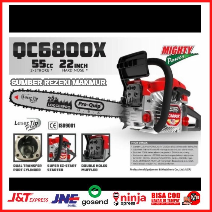 Termurah Mesin Chainsaw 22 Inch Proquip Qc6800 X Termurah