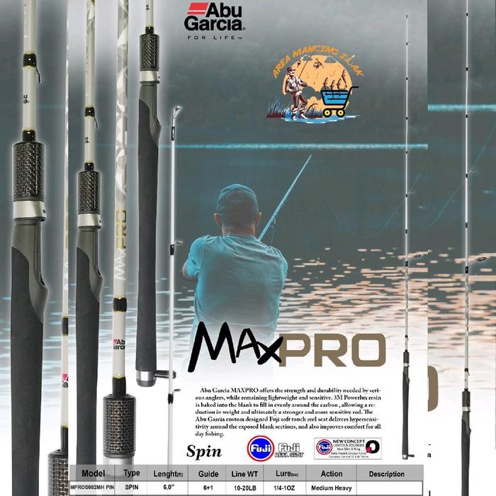 Joran Abu Garcia MAX PRO 602 Spinning Japan Style & Full Eva