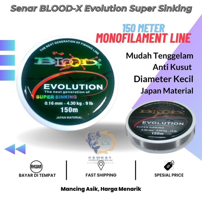 Senar Pancing Blood Evolution Super Sinking