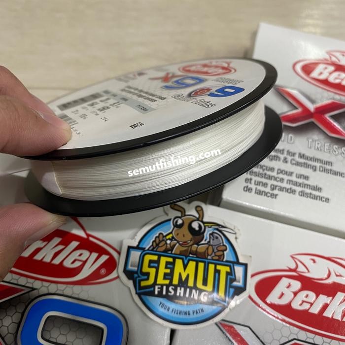 PE BERKLEY X9 BRAID TRESSE - CRYSTAL