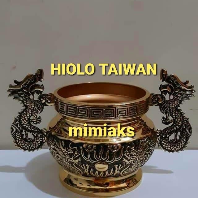hiolo taiwan kuningan 9,5" kuping naga