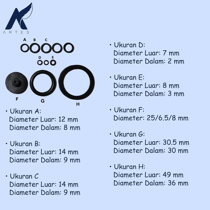 Yoto Spare Part Sprayer 4-5-7-9 Liter Sparepart-Suku Cadang-Seal-Sil Promo