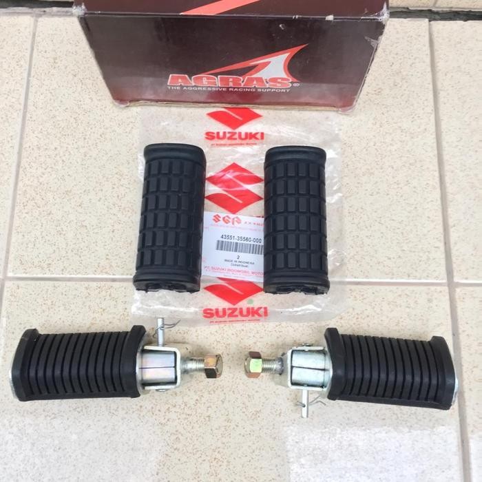 Karet Postep Footstep Step Depan Belakang Suzuki RC80 RC 100 Dk Bravo