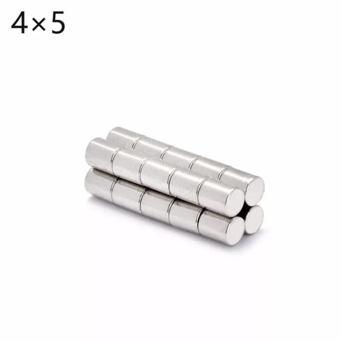 (Expert) Magnet Neodymium 4x5mm - Magnet 4x5 mm - neodymium silinder 4x5 mm