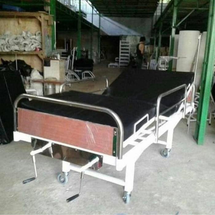 Bed Pasien 2 Crank Polywood
