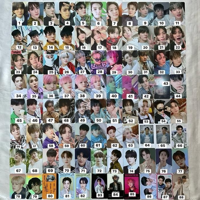 Photocard Official JENO NCT Dream scape moonlight istj candy resonance reload ridin kihno beyond