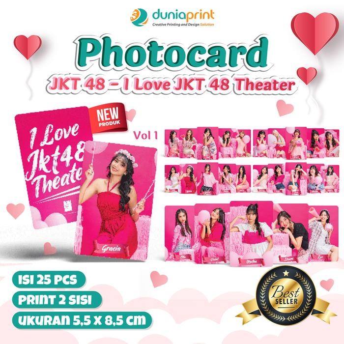 Photocard JKT48 Photocard PC JKT48 JKT48 Photocard Photocard JKT48 Official Dunia Print