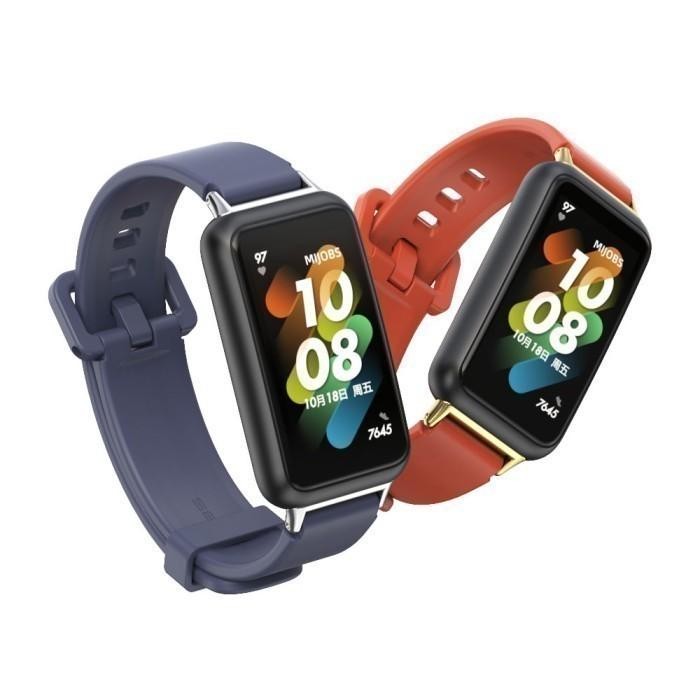 

(Expert) MIJOBS CS Flat Hole Silicone Strap for Huawei Band 7 / Tali Jam Band7