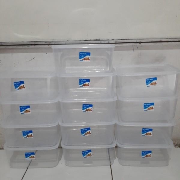 (Expert) Food Box 1800ml Plastik / Kotak Makan 1800 ml / Toples KMP MUTIARA