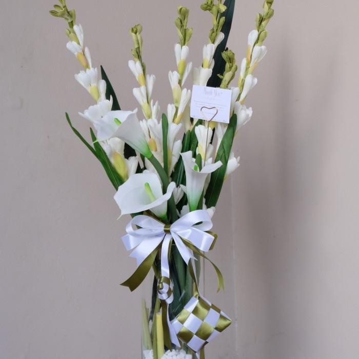 bunga sedap malam plastik artificial