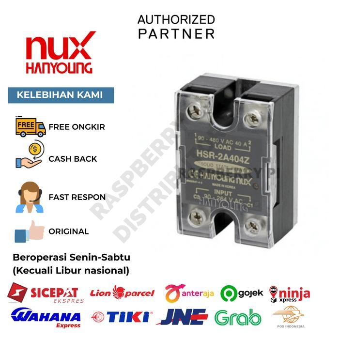 HANYOUNG SSR Solid state relay 1PH 40A HSR 2D404Z NO FOTEK SSR 40DAH