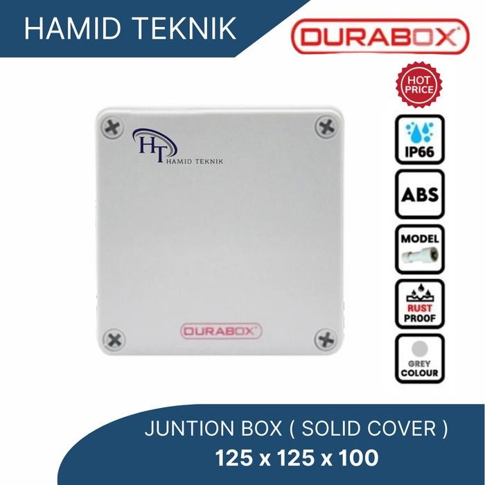 Box Panel Juntion Plastik ABS 125 x 125 x 100 - DURABOX