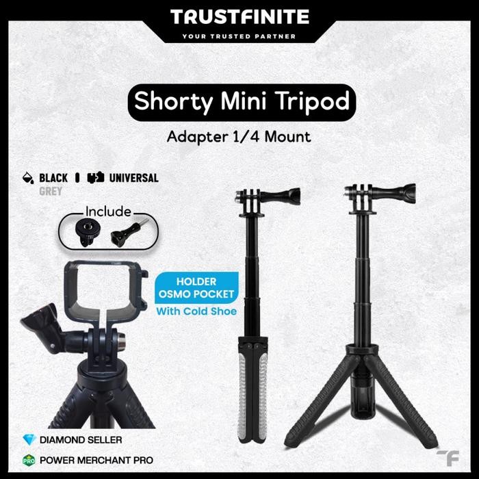 New Shorty Mini Extension Tripod For Dji Osmo Pocket 1 Dji Pocket 2 Dji Pocket 3 Copy