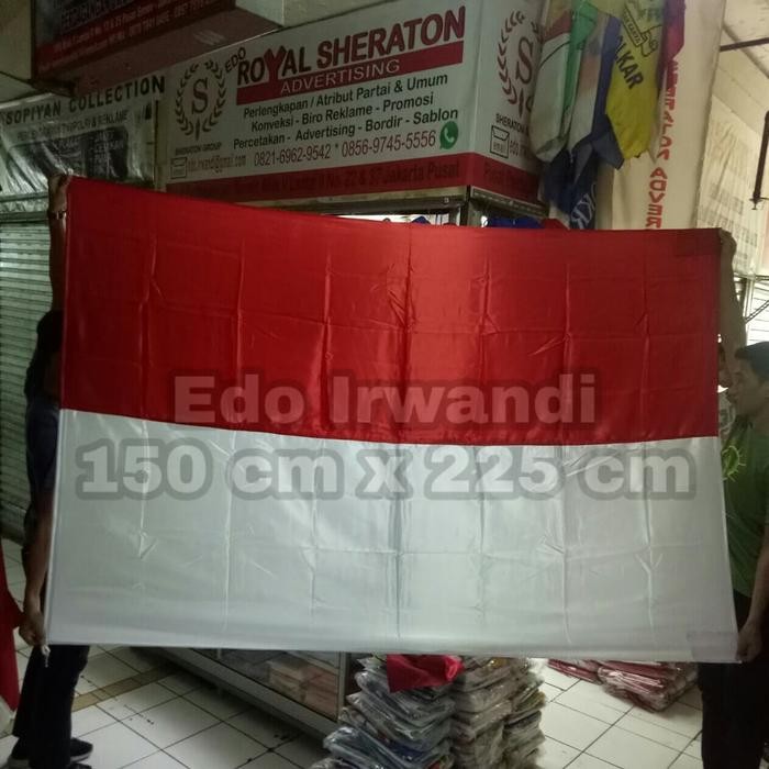 

Terlaris Bendera Merah Putih Ukuran 150 cm x 225 cm SALE