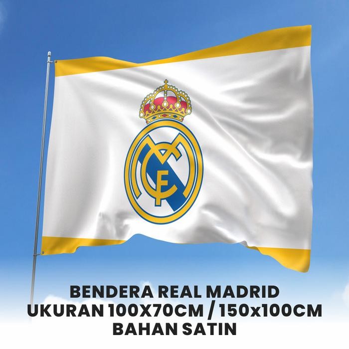 

Terlaris Bendera Real Madrid - Printing - Bahan Satin Textile SALE