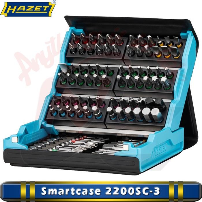 Ready Stock Hazet 2200Sc-3 Smartcase Bit Set 96 Pieces