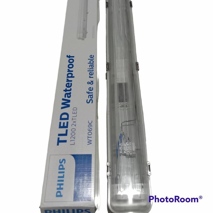 PHILIPS Kap Lampu WT069C TCW060 TL WATERPROOF 2x36W 120CM LED 2x16W