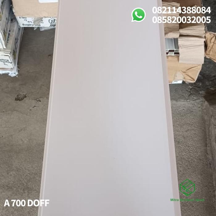 Plafon PVC Motif Putih DOFF D 2001 DOFF.