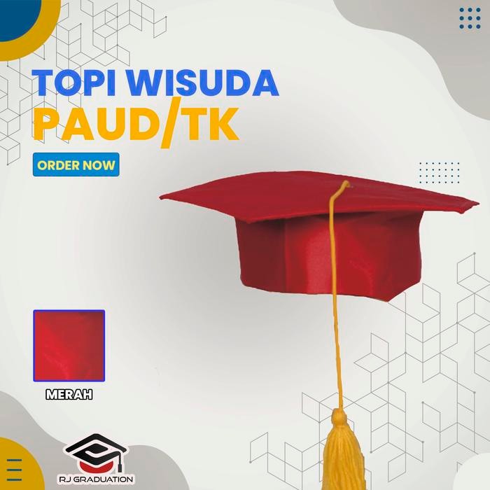 (Expert) Topi Wisuda/Topi Wisuda TK/Topi Wisuda Paud/Atribut Wisuda