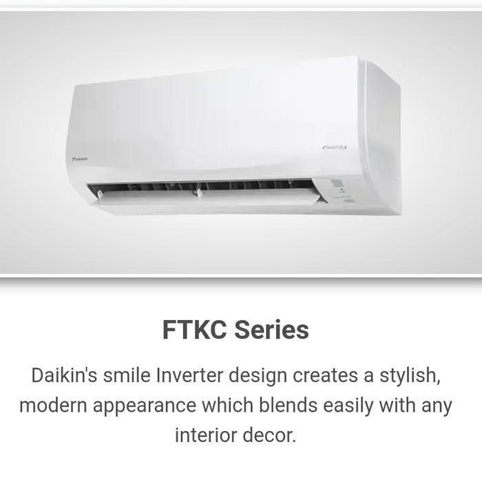 AC DAIKIN SMILE INVERTER 3/4 PK FTKC20PVM4