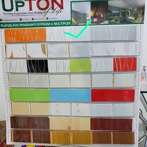 Plafon PVC upton dan lis pvc upton Penggilingan cakung