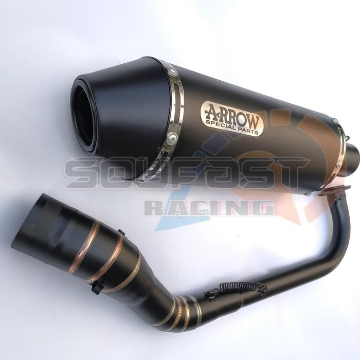 PREMIUM Knalpot Racing ARROW BLACK knalpot nmax aerox vario pcx lexi xmax beat