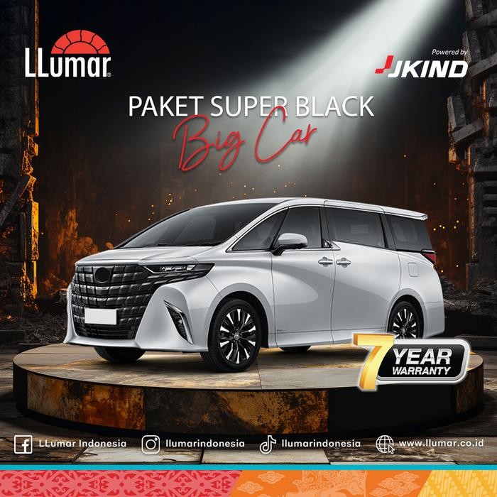 PAKET KACA FILM LLUMAR - SUPER BLACK