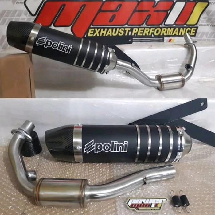 PREMIUM knalpot Racing Polini evo vespa matic sprint primavera gts lx s iget