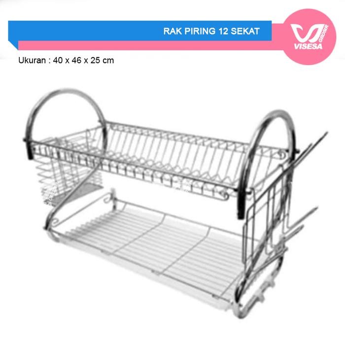 PREMIUM Rak Piring Stainless Steel