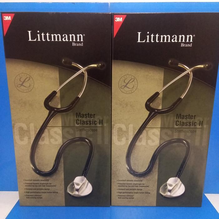 3M Stethoscope Dewasa Littmann Master Classic II. warna Caribbean Blue