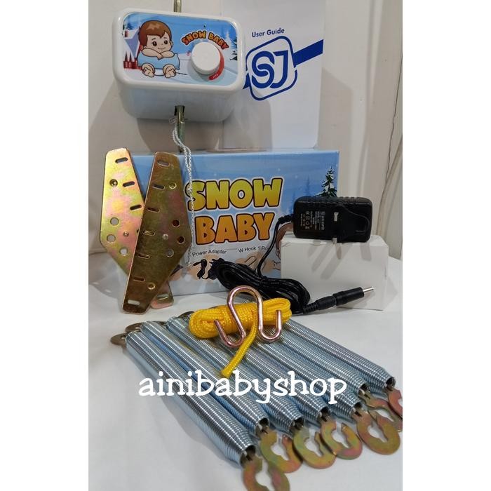 [Ready] Snow Baby Mesin Ayunan Bayi Ayunan Otomatis Ayunan Elektrik