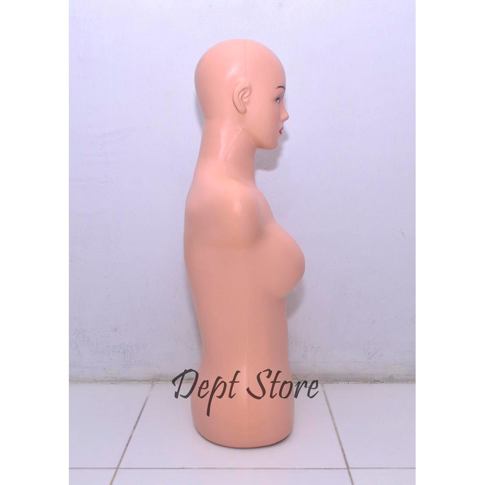 

PAKET MANEKIN CEWEK BODI TORSO BOTAK + KAKI KAYU MANNEQUIN