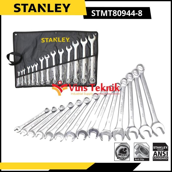 Sale Stanley Combination Wrench Set 14Pc 8-32Mm Kunci Ring Pas Stmt80944-8