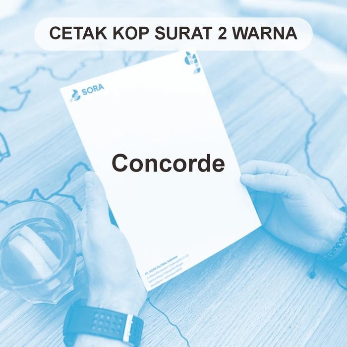 

Cetak Kop Surat A4 - 2 Warna Concorde Putih 90gr