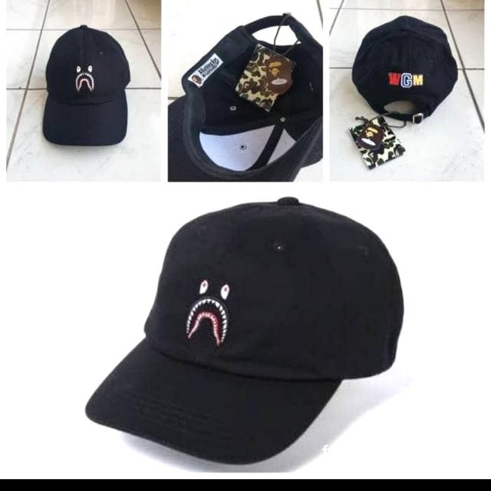 Topi Baseball BAPE SHARK, Topi Bape, Aksesoris Fashion, Unisex, Shark