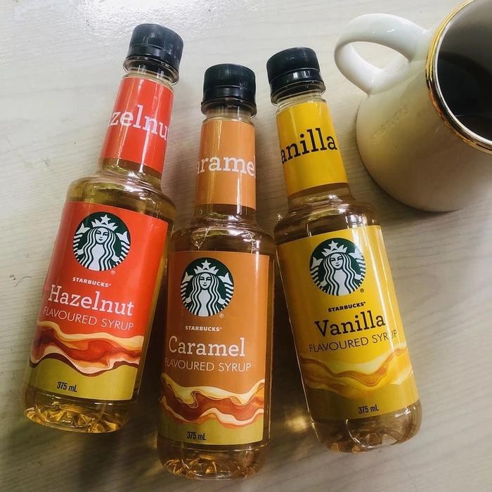 

Starbucks caramel syrup sirup manis selai coffee kopi original asli
