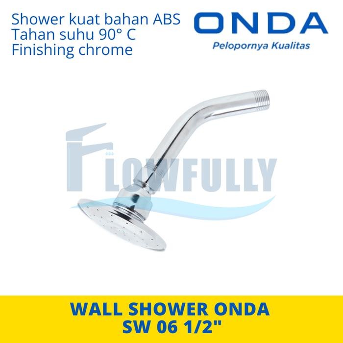 Sw 06 Onda Wall Shower Tanam Tembok