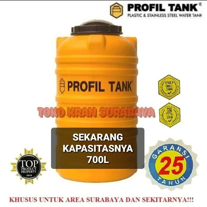 Tangki Air Tandon Toren Bpe Profil Tank Tipe Bpe-700 700 Liter