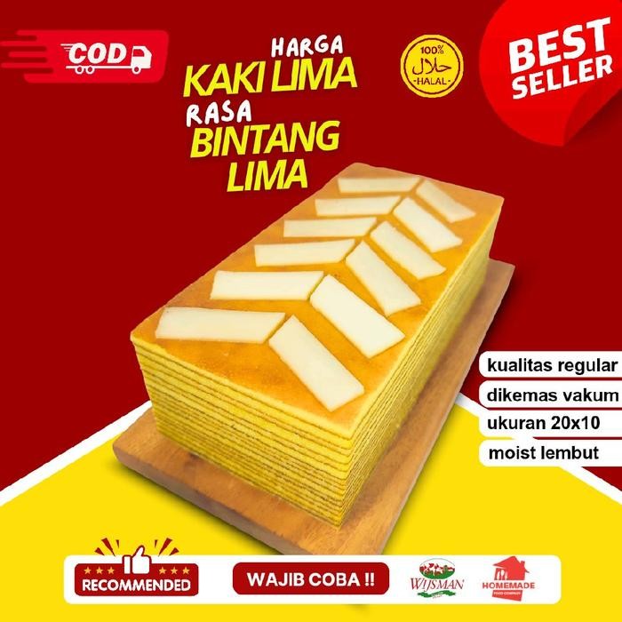 

Lapis Legit Keju Regular 20X10 Cm Kue