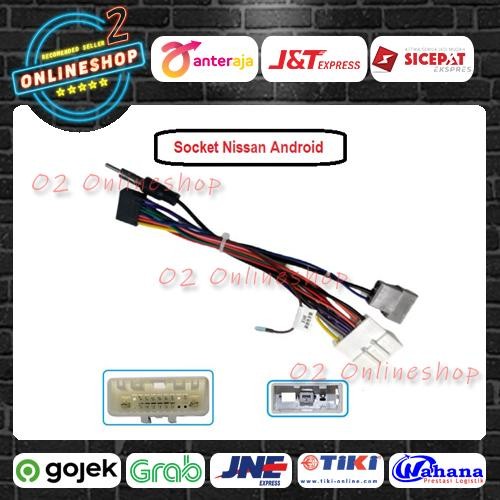 Socket PNP Nissan android 9inch Tape mobil 9 inch soket 9" nissan